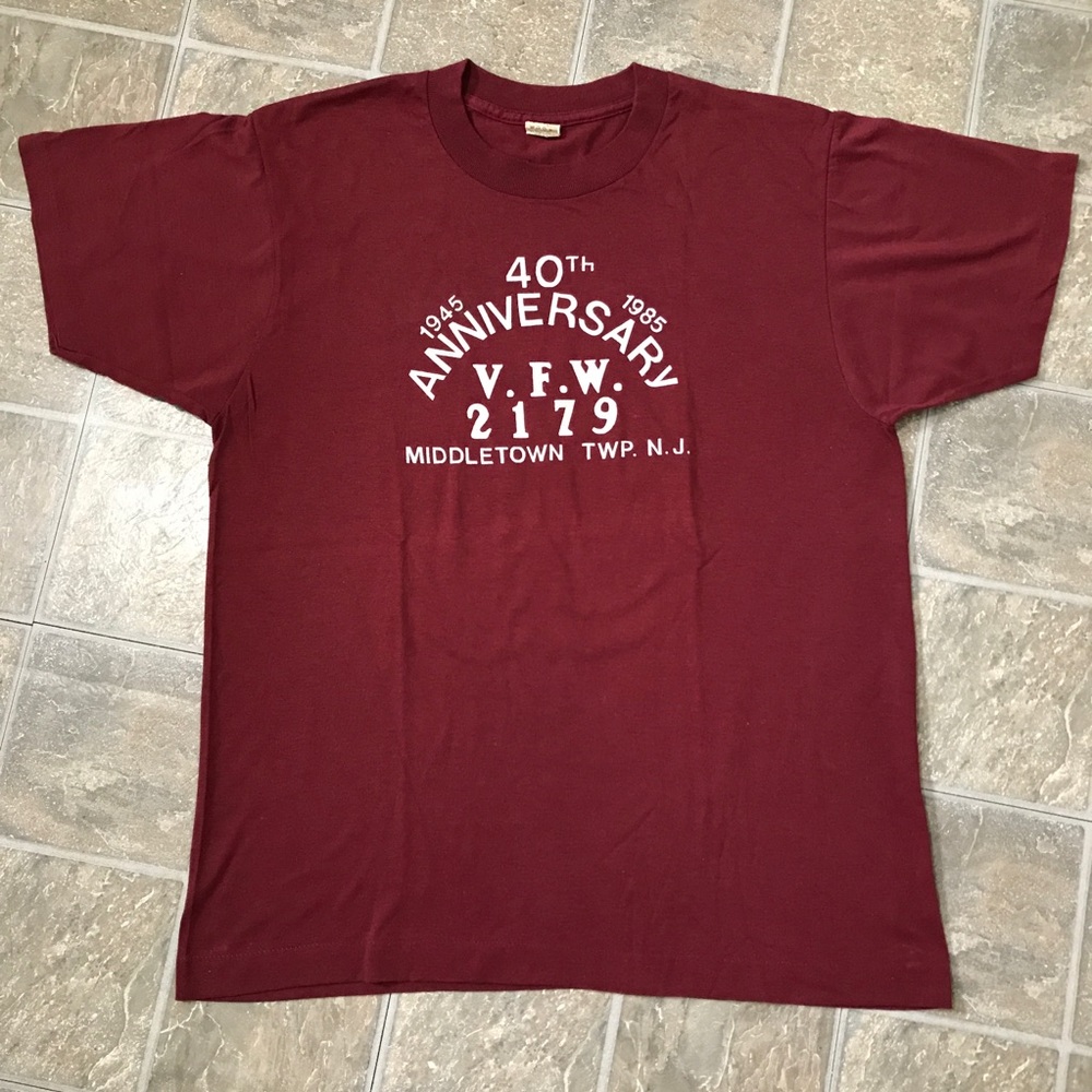 Vintage Single Stitch Tee 1985 Large Screen Stars